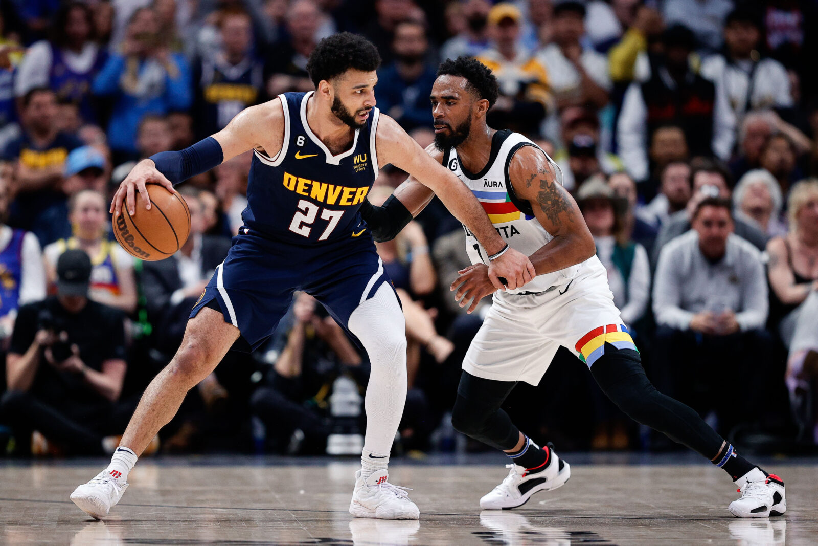 Why do the Denver Nuggets have rainbow jerseys?